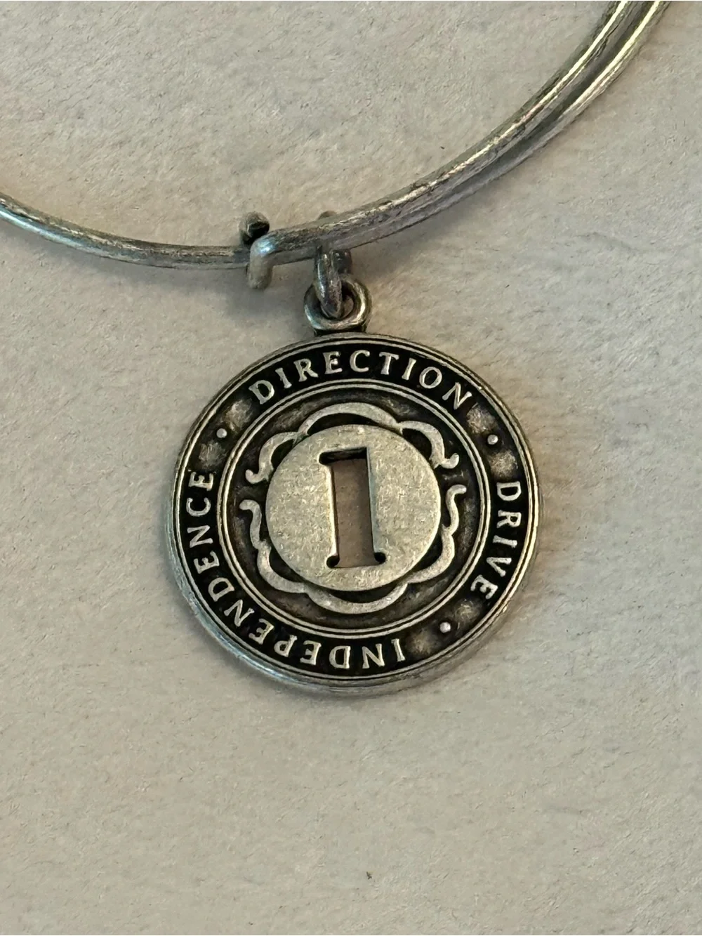 Alex and Ani 2017 Numerology “Number 1” Independence Direction Drive Bangle